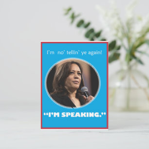 Kamala Harris postcard