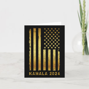 Kamala Harris President Campaign 2024 Retro Vintag Card