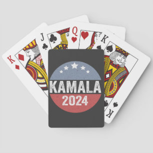 Kamala Harris President Democrat Election Gift Playing Cards