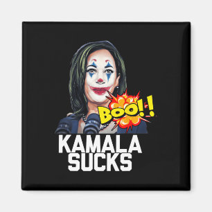 Kamala Harris President Election 2024 Trump Hallow Magnet