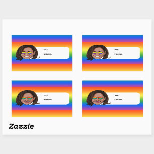 Kamala Harris Pride Holiday Sticker