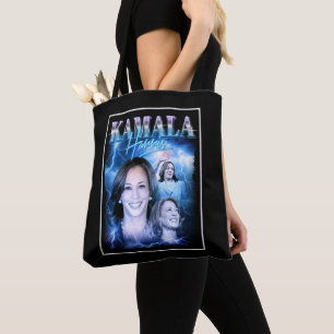 Kamala Harris Retro 90s Style Tote Bag