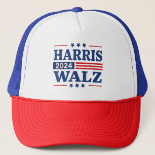 Kamala Harris Tim Waltz Walz 2024 Harris Waltz 24 Trucker Hat
