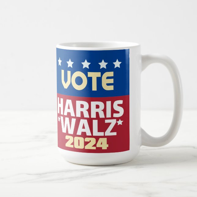 Kamala Harris Tim Walz 2024 Coffee Mug (Right)