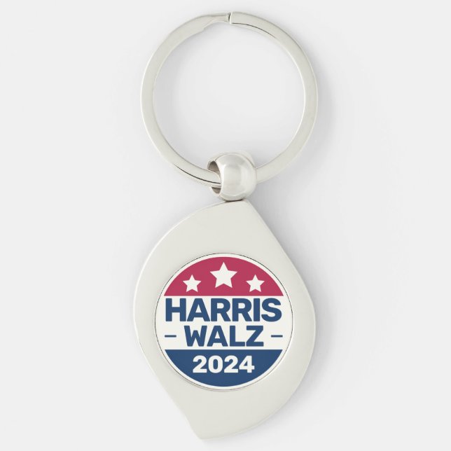 Kamala Harris Tim Walz campaign 2024 Presidetial Keychain (Front)