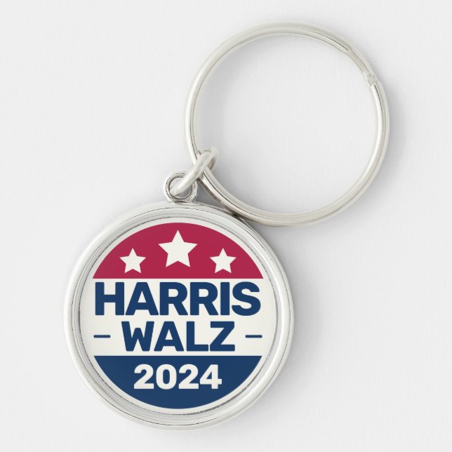 Kamala Harris Tim Walz campaign 2024 Presidetial Keychain (Front)