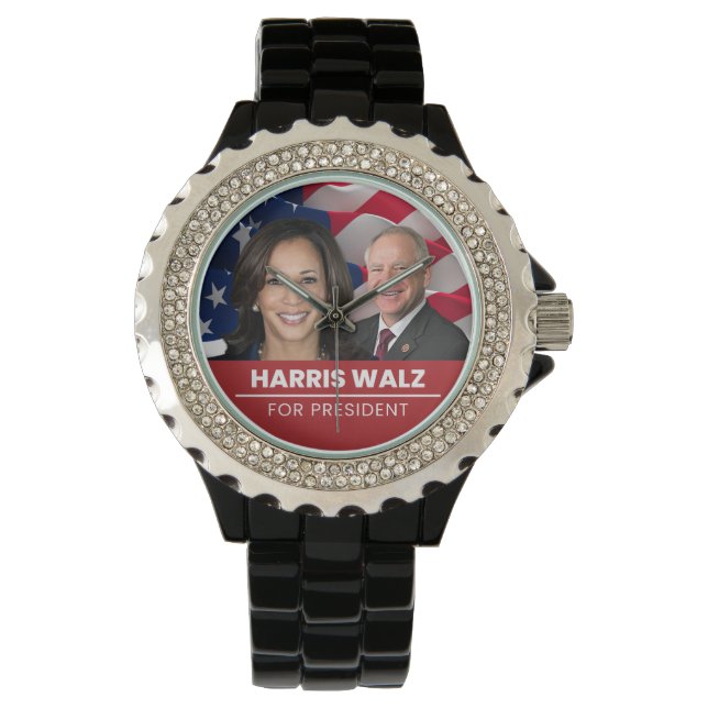 Kamala Harris Tim Walz For President 2024 Watch (Front)
