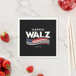 Kamala Harris Tim Walz Waltz 2024 Election Napkin