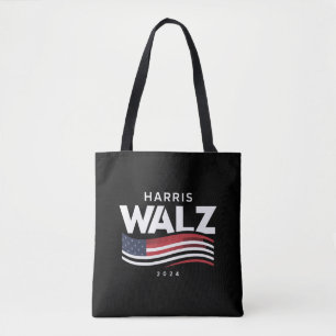 Kamala Harris Tim Walz Waltz 2024 Election Tote Bag