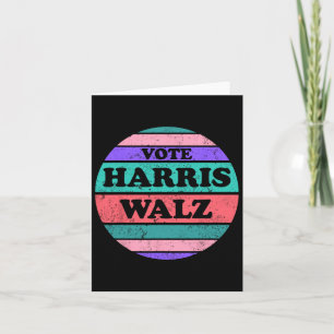 Kamala Harris Tim WAlzheimer President 2024  Card