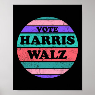 Kamala Harris Tim WAlzheimer President 2024 Poster