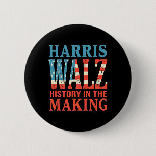 Kamala Harris Tim Wheimer For Men & Women1 2 Inch Round Button