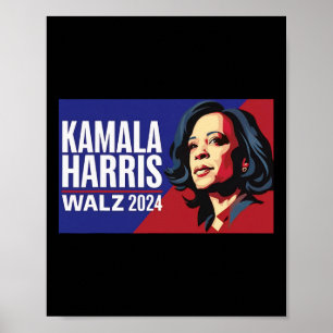 Kamala Harris Tim Wheimer Waltz 2024 Peace Lgbt Poster