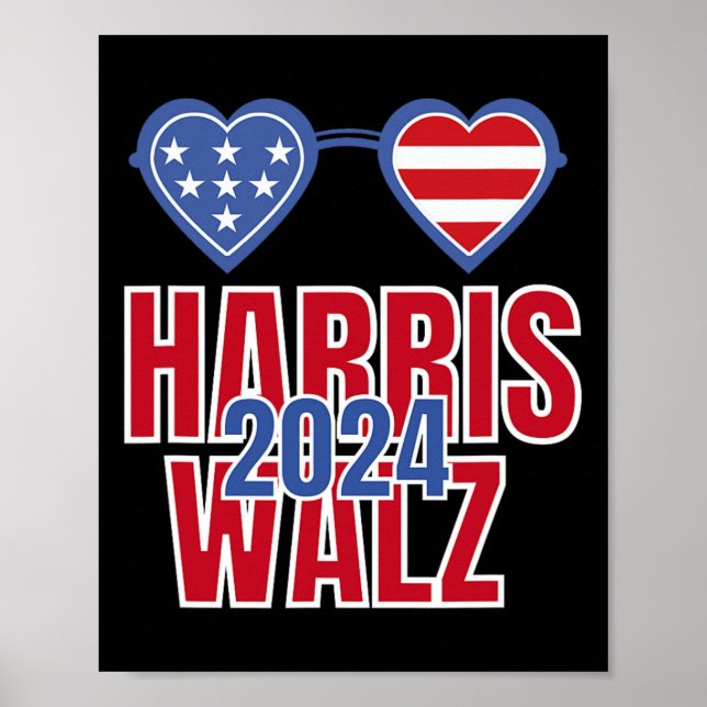 Kamala Harris Tim Wheimer Waltz  Poster (Front)
