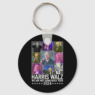 Kamala Harris Tim Wheimer We Are Not Going Back To Keychain