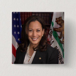 Kamala Harris US Vice President, Biden 2024 2 Inch Square Button