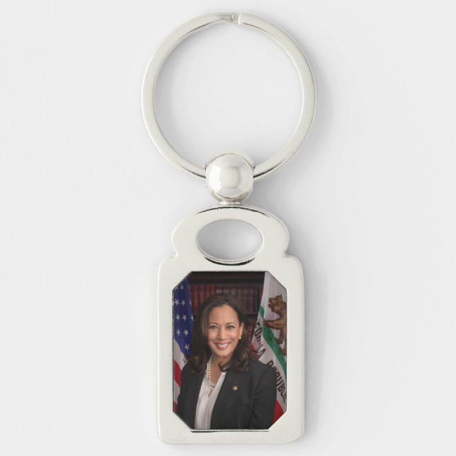 Kamala Harris US Vice President, Biden 2024 Keychain (Front)