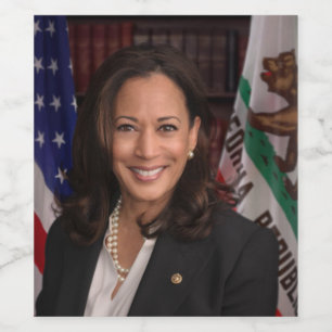 Kamala Harris US Vice President, Biden 2024 Wine Label