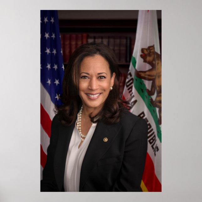 Kamala Harris US Vise President, Biden 2024 Poster (Front)
