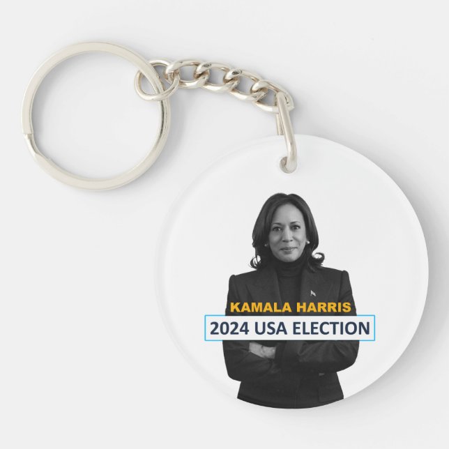 Kamala Harris USA 2024 Élection Key Ring (Devant)