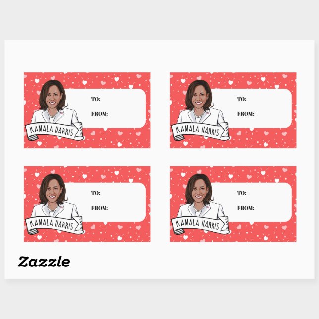 Kamala Harris Valentine's Day Sticker (Sheet)