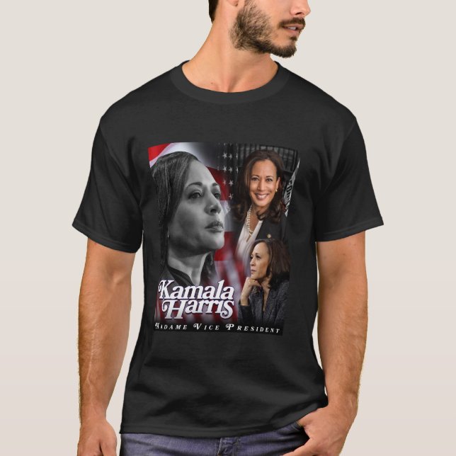 Kamala Harris Vice-présidente Tshirt pour hommes (Devant)