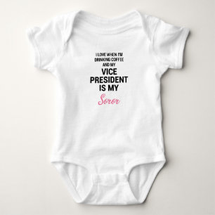 Kamala Harris VP AKA Alpha Kappa Alpha Baby Bodysuit