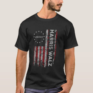 Kamala Harris Walz 2024 Harris Waltz Vp President  T-Shirt