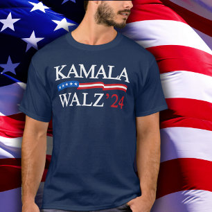 Kamala Harris Walz 2024 Obviously Blue T-Shirt
