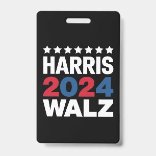 Kamala Harris Walz For President Vice President Badge