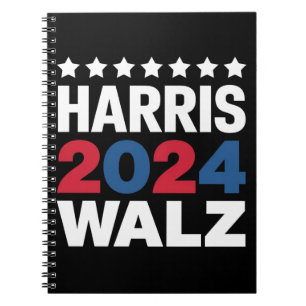 Kamala Harris Walz For President Vice President  Notebook