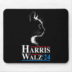Kamala Harris Wheimer 2024 Cat Funny Vp Vice Presi Mouse Pad