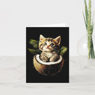 Kamala Harris Wheimer 2024 Cat Lady Funny Coconut Card