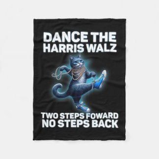 Kamala Harris Wheimer 2024 Waltz Dance 2 Steps For Fleece Blanket