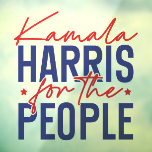Kamala Harris Window Cling
