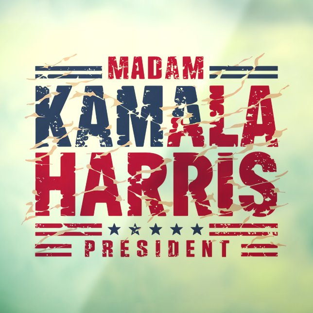 Kamala Harris Window Cling (Sheet 3)