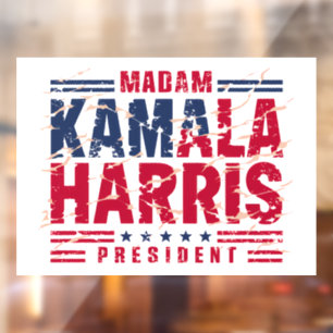Kamala Harris Window Cling