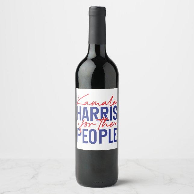 Kamala Harris Wine Label (Front)