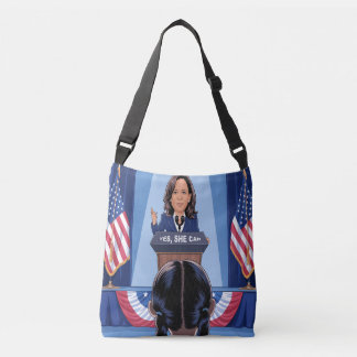 KAMALA HARRIS'S NIECE - YES SHE CAN  CROSSBODY BAG