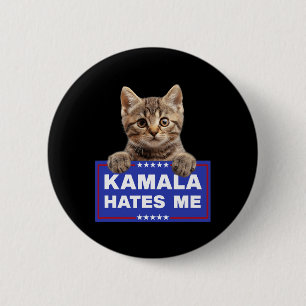 Kamala Hates Me Pro-trump 2024 Conservative Patrio 2 Inch Round Button
