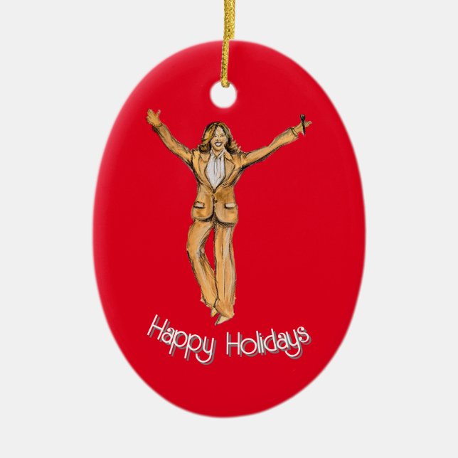 Kamala Holiday Ornament (Front)