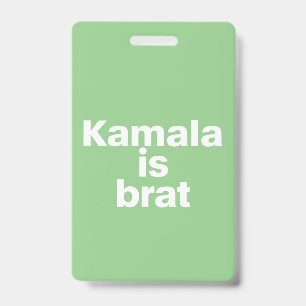 Kamala Is Brat Badge