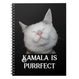 Kamala is Purrfect Notebook