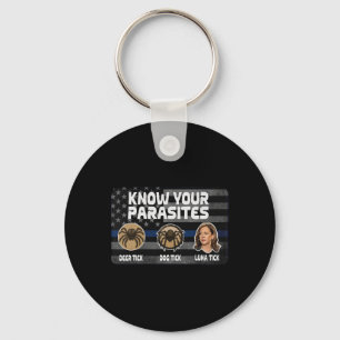 Kamala Know Your Parasites Deer Tick Dog Tick Luna Keychain