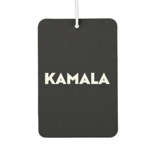 Kamala modern bold typography minimalist black air freshener