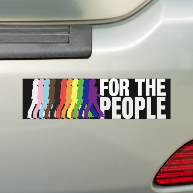 Kamala Pride Bumper Sticker (On Car)