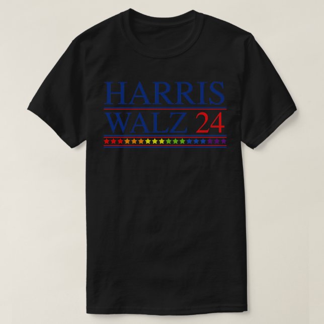 Kamala  Tim Walz Pride 2024 1 T-Shirt (Design Front)