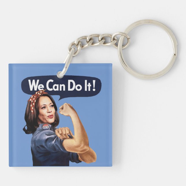 Kamala & Walz 2024 keychain (Back)