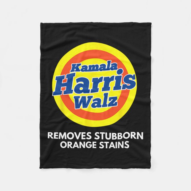 Kamala Walz 2024 President Kamala-harris  Fleece Blanket (Front)