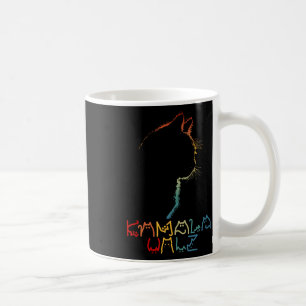 Kamala Wheimer Lettering Positive Funny Cat Lady Coffee Mug